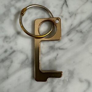 Vintage Fossil‎ Bag Charm Rose Gold Key